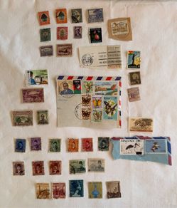Vintage African stamp bundle