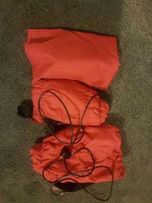 Motorbike tyre warmers.