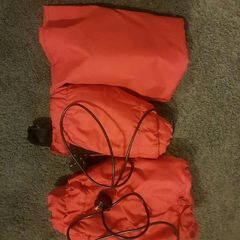 Motorbike tyre warmers.