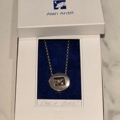Alan Ardiff Early Bird.925 Sterling Silver 18k Yellow & Rose Gold Kinetic Bird Necklace