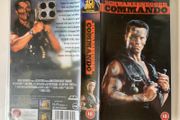 Commando [1985] Arnold Schwarzenneger, Rae Dawn Chong, Alyssa Milano, Vernon Wells, Bill Duke &amp; Dan Hedaya (PAL VHS Cassette Movie)