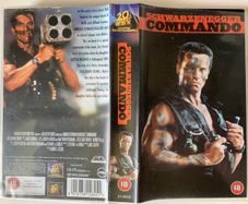 Commando [1985] Arnold Schwarzenneger, Rae Dawn Chong, Alyssa Milano, Vernon Wells, Bill Duke & Dan Hedaya (PAL VHS Cassette Movie)