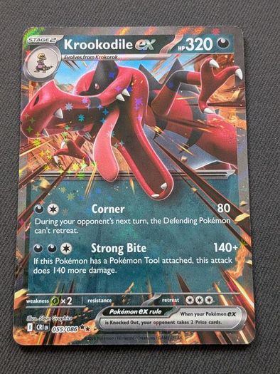 Krookodile EX 055/086 - Double Rare - Chaos Rising Pokemon TCG