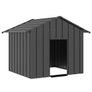 Dog House with Roof 131x101x102 cm Galvanised Steel Image 2