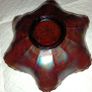 Fenton Carnival Glass AUTUMN ACORN Ruffled Bowl Image 2