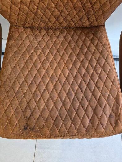 4 Tan Dining Chairs