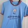 Kids Manchester City Jersey 11-12 Image 2