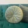 Gorgeous emerald green velvet sofa! Image 5