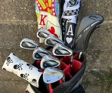 Full set of golf clubs