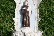 Vintage Porcelain Holy Water Font H 8,4" W 3,4"