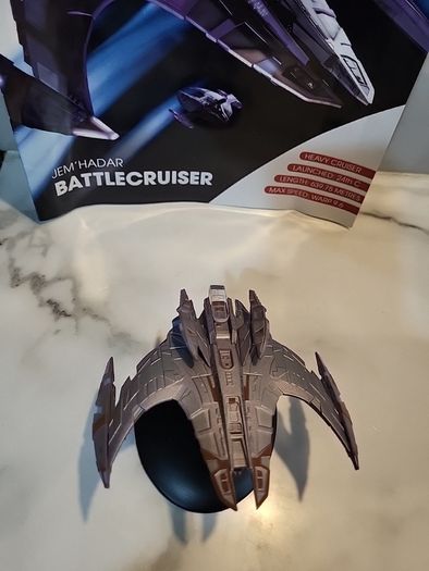 star trek eaglemoss je hadar battlecruiser