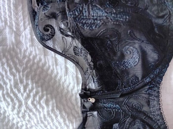 Fantasie Allegra - Underwired Side Support Bra 30F and Briefs XS - Black - BNWT RRP 80