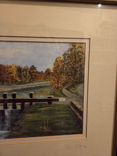 Brendan Hayes "The Grand Canal at Ranelagh" signed Lithograph