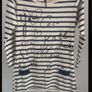 top Maison scotch size 3 nautical stripe top 12/14 navy & cream Image 3