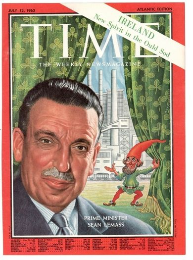 Time Magazine Cover Only Lemass July 1963