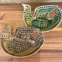Jff Arklow Studio Pottery 1965 Bird Soap Dish John ffrench