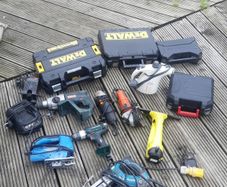 Broken power tools & some  cases
