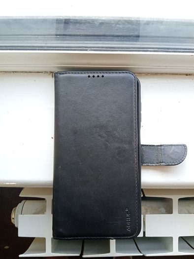 Samsung galaxy a17 4g + 5g leather magnetic case cover