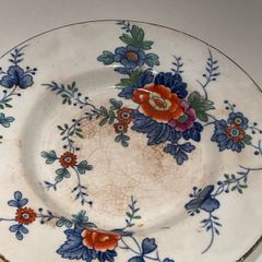 antique BOOTH FLORA porcelain plate c1916