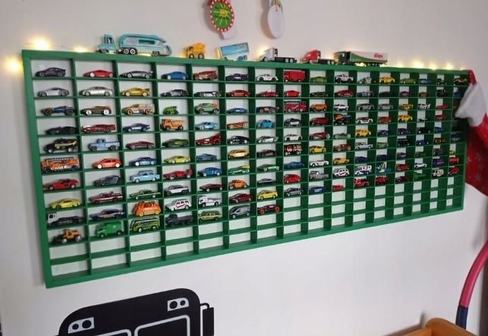 Cabinet Display Shelf Truck Kids Storage Collectibles