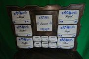 Spice wall mounted rack retro Dutch