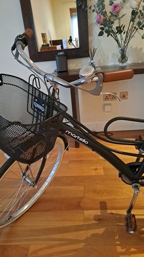 Martello Sutton Ladies Traditional City Bike With Basket