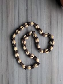 Vintage shell and flower costume jewellery