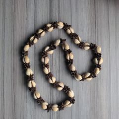 Vintage shell and flower costume jewellery