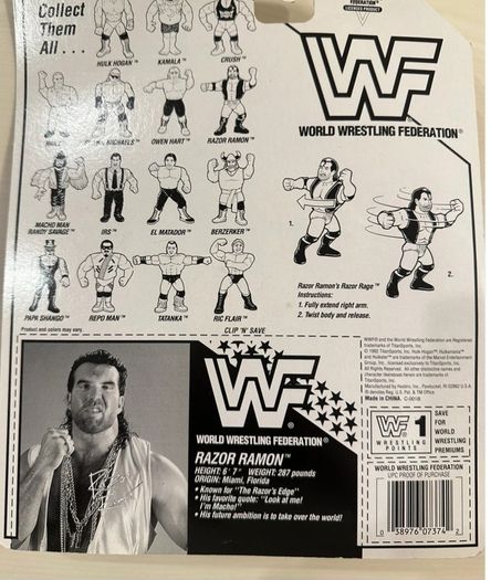WWF Hasbro Razor Ramon MOC Series 7