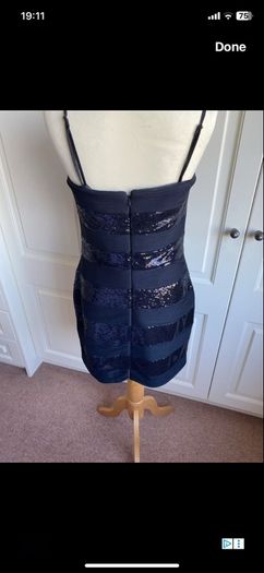 Cynthia Rowley size 16 black occasion dress with Spandex