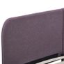 Bed Frame Taupe Fabric 150x200 cm Image 3