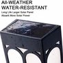 6 Pack Outdoor Wall Solar Lights,Fence Solar Lights Outdoor,Solar Wall Lights Outdoor Garden Waterproof, Decorative Garden Lights Image 5