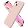 Liquid Silicone Shockproof Case For iPhone 13 Luxury Soft Phone Cover Pink New - FHT3IP13LK Image 2