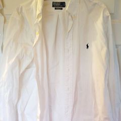 white Polo Ralph Lauren shirt
