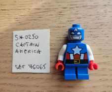 lego sh0250 captain america, set 76065