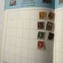 Stamp collection in book, 1930's onwards from all over the world. Approx 60 stamps Image 2