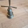 Vintage Brass Windmill Bell Ornament Image 3
