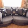 Brown sofa with armchair Image 3