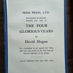 The Four Glorious Years by David Hogan First Edition Signed