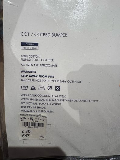 cot bedding