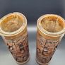 Chinese Qing 19th Century Carved Bamboo Brush Pots Image 6