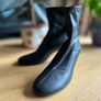 Stradivarius Black Ankle Sock Boots Image 2