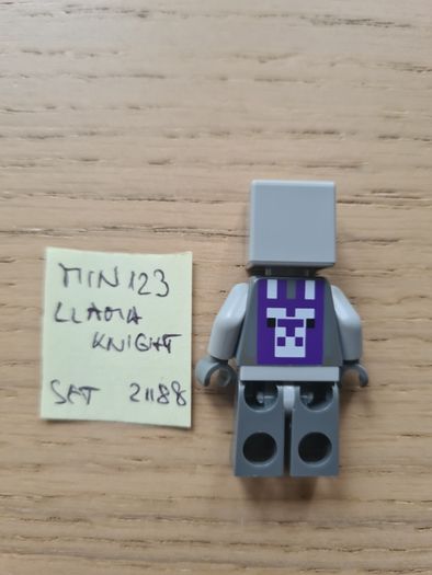 lego min123 Llama knight, set minecrat 21188