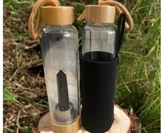 Crystal tower water bottle