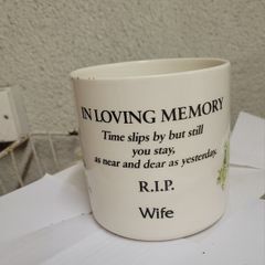Grave Pot - Hand Decorated