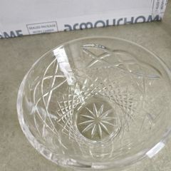 SMALL BONBON  vintage GALWAY trinity knot large Vintage Cut crystal BOWL.