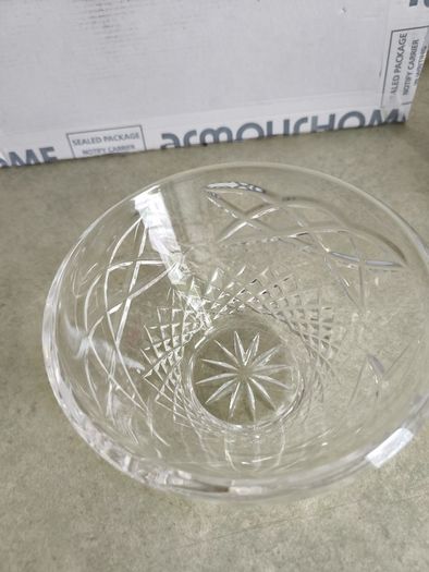 SMALL BONBON  vintage GALWAY trinity knot large Vintage Cut crystal BOWL.