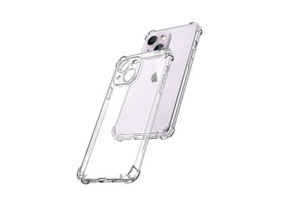 For iPhone 14 Plus Case ShockProof Soft Phone Cover Clear TPU Bumper New - FHT14IPK2