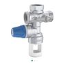 Caleffi 526142 Safety Unit for Boiler 1/2'' with Interception, Control Check Valve, Grey and Blue Image 2