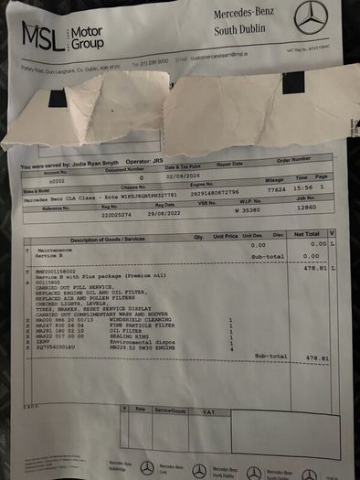 Mercedes Benz CLA 250e AMG Line Premium